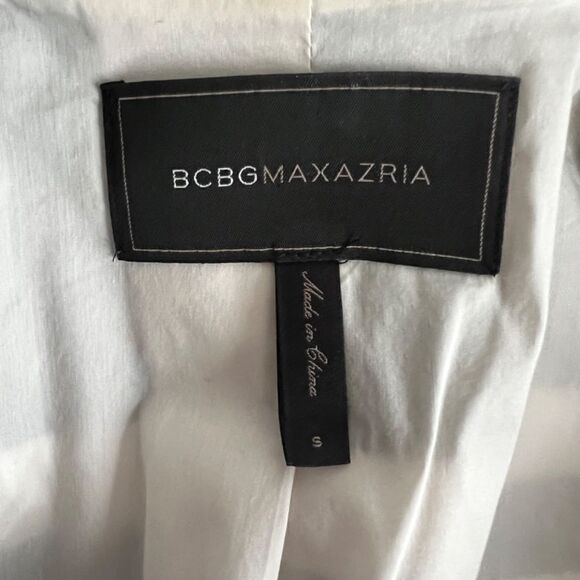 BCBGMAXAZRIA Women’s Guy White/Black Tuxedo Jacket size S - Picture 4 of 5